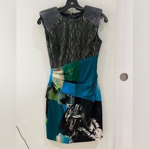 Black Halo mini dress